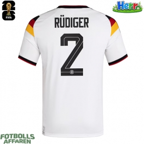 Tyskland Antonio Rudiger #2 Hemmatröja VM 2026 Kortärmad